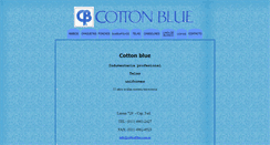 Desktop Screenshot of cottonblue.com.ar