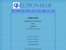 Tablet Screenshot of cottonblue.com.ar
